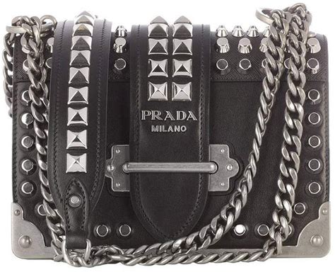 prada studded bag|Prada cross over bag.